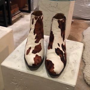 Cowhide boots
